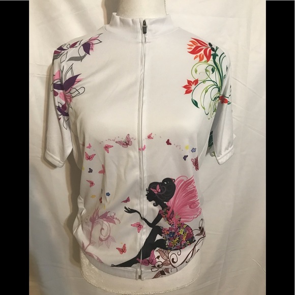 coolbike Tops - Beautiful bicycling woman’s shirt size large